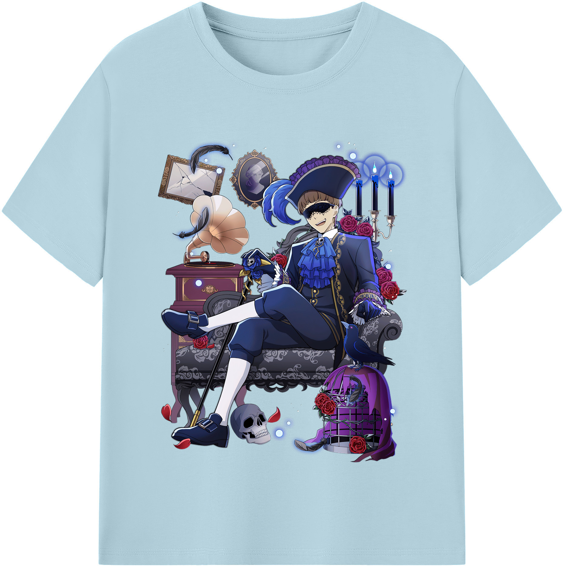 （画像用） 文豪ストレイドッグス Bungo Stray Dogs 綿100％半袖Tシャツ（フロントプリント）
